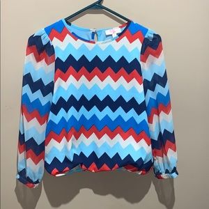 Patterned dress shirt